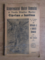 Ioan Sinescu - Acoperamantul Maicii Domnului si vietile Sfintilor Martiri Ciprian si Iustina (1935)