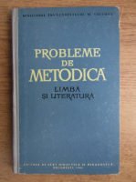 Probleme de metodica. Limba si literatura