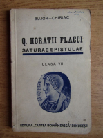 Bujor Chiriac - Saturae Epistulae (1923)