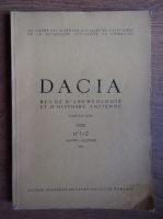 Anticariat: Constantin Daicoviciu - Dacia. Revue d'archeologie et d'histoire ancienne (volumul 29, 1985)