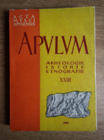 Gh. Anghel - Apulum (volumul 23)