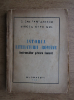 C. Dan Pantazescu, Mircea Streinul - Istoria literaturii romane. Indrumator pentru tineret (1941)