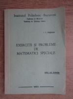 I. C. Draghicescu - Exercitii si probleme de matematica speciale