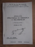 Chr. Pelecudi - Analiza structurala si cinematica a mecanismelor. Probleme (1982)