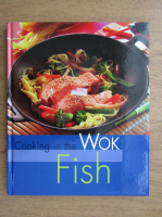 Cooking in wok, fish