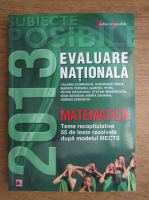 Maria Zaharia - Matematica. Evaluarea nationala clasa a VIII-a (2013)