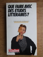 Christine Guesdon - Que faire avec des etudes litteraires?