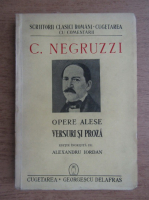 Anticariat: Costache Negruzzi - Opere alese (1941)