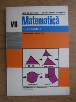 Ion Cuculescu - Matematica. Geometrie, manual pentru clasa a VII-a (1982)