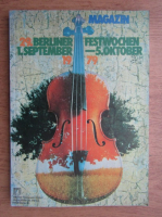 Revista Berliner Festwochen, september-oktober, nr. 29, 1979