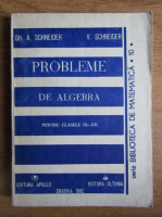 Gh. Schneider, V. Schneider - Probleme de algebra pentru clasele IX-XII (1992)