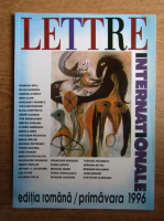 Anticariat: Lettre Internationale, editia romana, primavara 1996, nr. 17