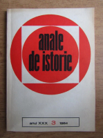 Revista Anale de istorie, anul XXX, nr. 3, 1984