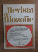 Revista de filozofie, nr. 2, 1981