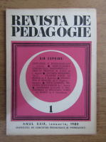 Revista de pedagogie, nr. 1, 1980