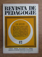 Revista de pedagogie, nr. 12, 1980