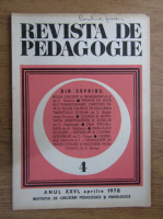 Revista de pedagogie, nr. 4, 1978