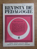 Revista de pedagogie, nr. 4, 1979