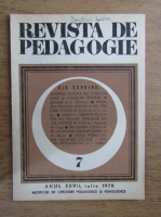 Revista de pedagogie, nr. 7, 1978