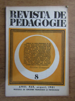 Revista de pedagogie, nr. 8, 1981