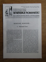 Revista Europa si nemul romanesc, anul XX, nr. 225, martie, 1991