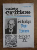 Caiete critice, nr. 9-11 (82-84), 1994