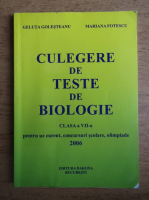 Geluta Golesteanu - Culegere de teste de biologie, clasa a VII-a 