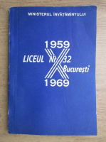 Liceul nr. 32, Bucuresti. 1959-1969