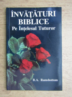 B. A. Ramsbottom - Invataturi biblice pe intelesul tuturor