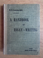 Camerlynck Guernier - A handbook of essay-writing (1938)