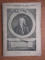 Filarmonica de Stat George Enescu, Program, stagiunea 1955-1956