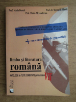 Maria Alexandrescu - Limba si literatura romana. Antologie de texte comentate pentru clasa a VII-a (2000)