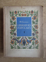 Mihai Eminescu - Literatura populara (volumul 1)