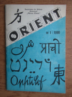 Revista Orient, nr. 1/1990