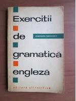 Anticariat: Constantin Sandulescu - Exercitii de gramatica engleza