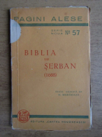 D. Murarasu - Biblia lui Serban, nr. 57 (1688)