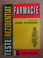 Elena Hatieganu - Teste pentru rezidentiat, farmacie