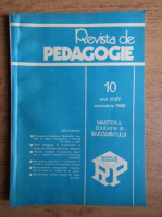 Revista de pedagogie, nr. 10, octombrie 1986