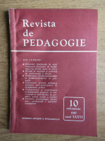 Revista de pedagogie, nr. 10, octombrie 1987