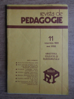 Revista de pedagogie, nr. 11, noiembrie 1983