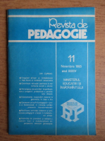 Revista de pedagogie, nr. 11, noiembrie 1985