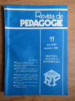 Revista de pedagogie, nr. 11, noiembrie 1986