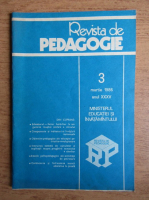 Revista de pedagogie, nr. 3, martie 1986