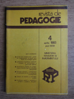 Revista de pedagogie, nr. 4, aprilie 1983