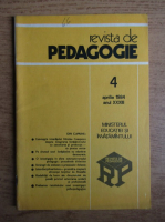 Revista de pedagogie, nr. 4, aprilie 1984