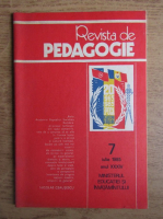 Revista de pedagogie, nr. 7, iulie 1985