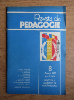Revista de pedagogie, nr. 8, august 1985