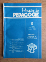 Revista de pedagogie, nr. 8, august 1986