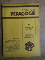 Revista de pedagogie, nr. 9, septembrie 1982