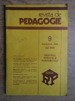 Revista de pedagogie, nr. 9, septembrie 1983